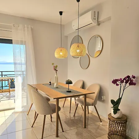 Palmyra Seaview Apartment At Barbati Extérieur photo