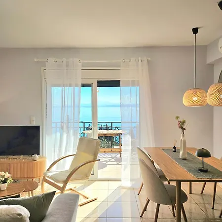 Palmyra Seaview Apartment At Barbati Extérieur photo