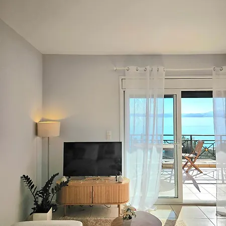 Palmyra Seaview Apartment At Barbati Extérieur photo