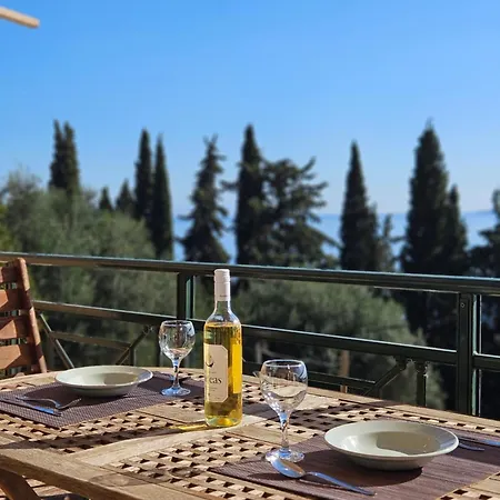 Palmyra Seaview Apartment At Barbati Extérieur photo